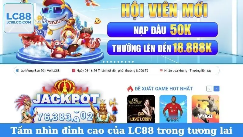 Tầm nhìn đỉnh cao của LC88 trong tương lai