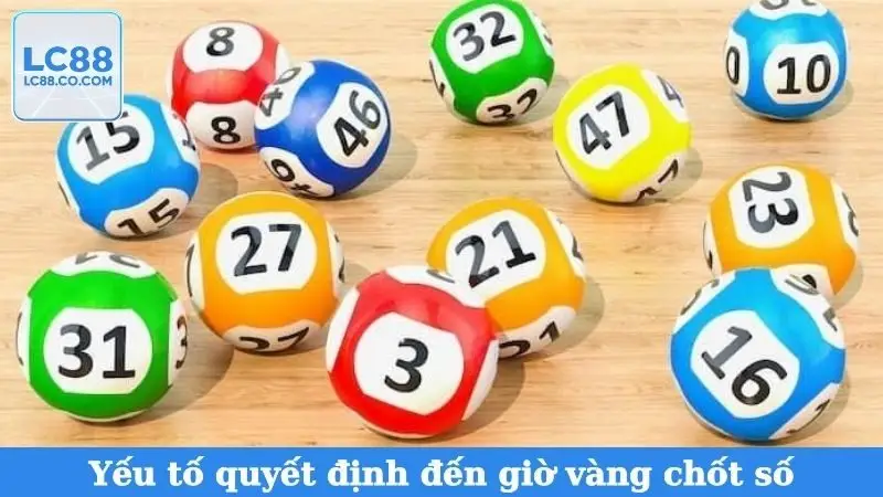 Yếu tố quyết định đến giờ vàng chốt số